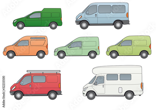 Autos- Kleintransporter, Transporter, Wohnmobil