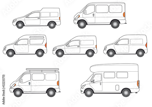 Autos- Kleintransporter, Transporter, Wohnmobil