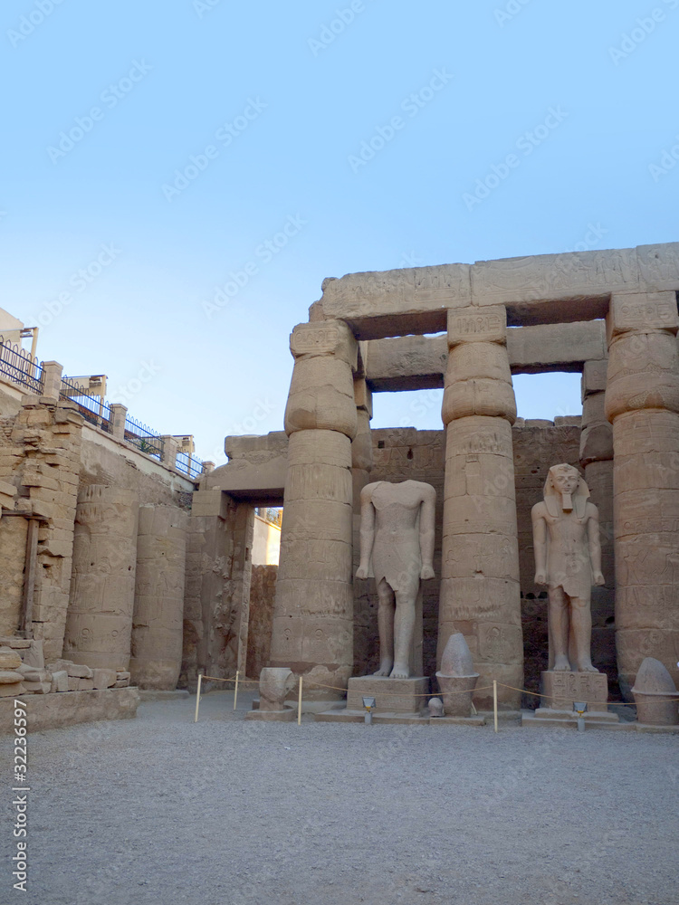 The Temple Complex at Luxor in Egypt