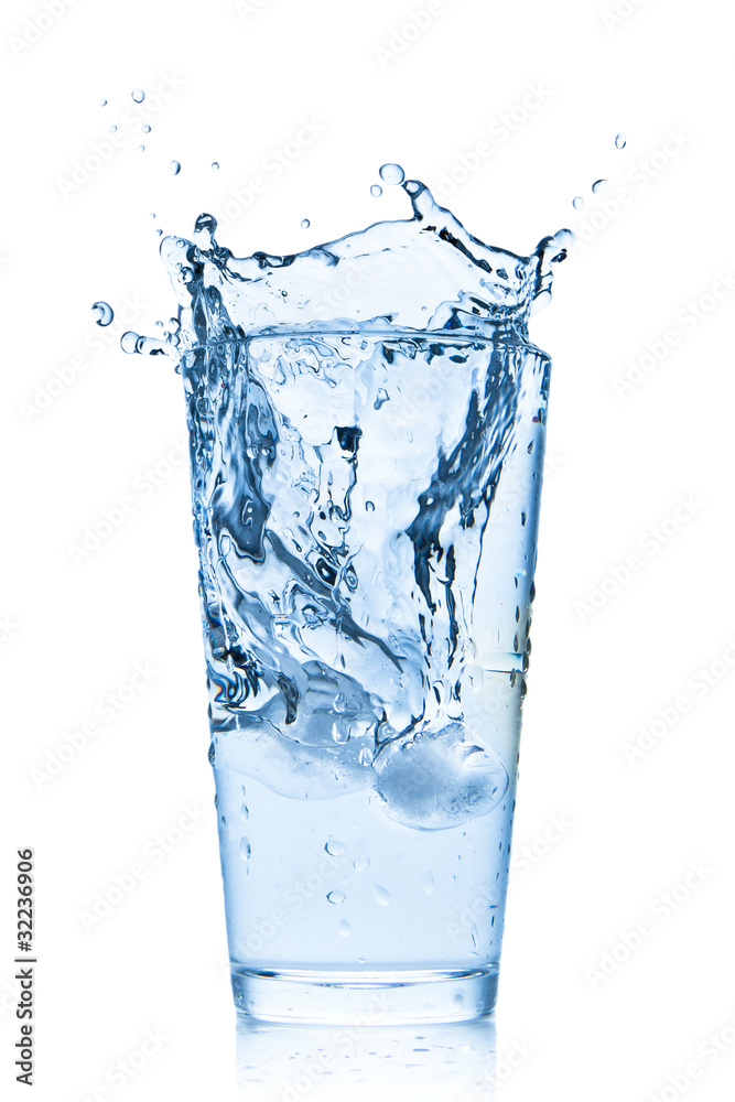 water splash in glass water splash in glass