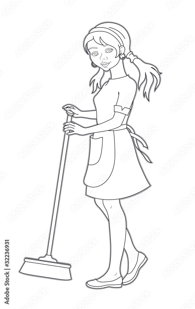 draw sweeping Stock Illustration Adobe Stock