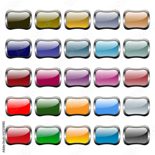 Farbige Buttons - Set