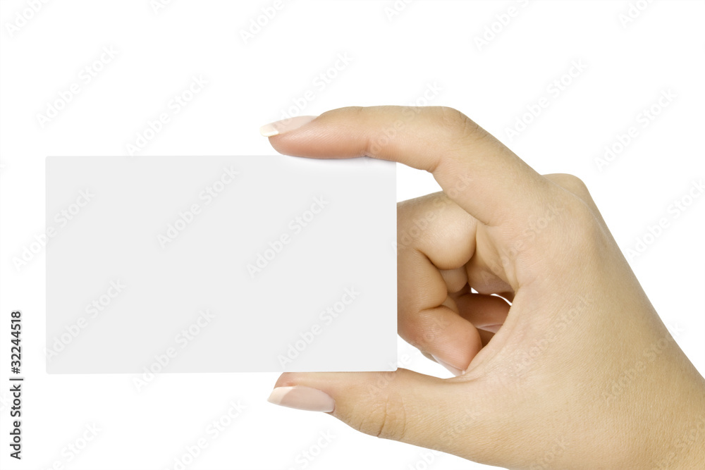 Obraz premium hand card