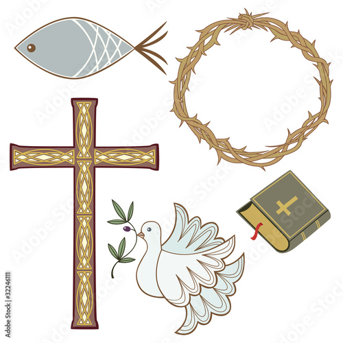 Collection of christian symbols