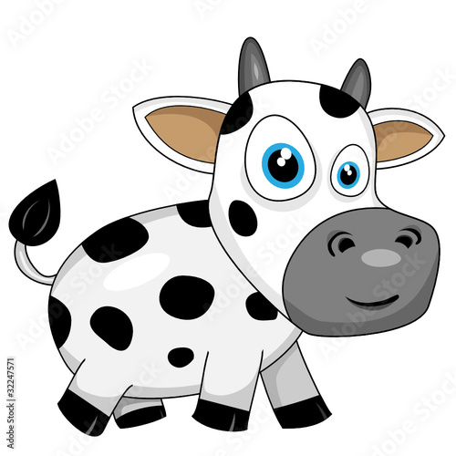 cute happy cow