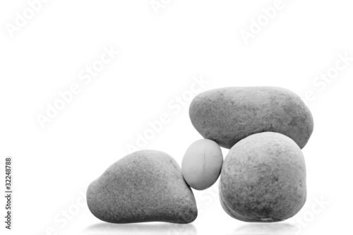 Egg and rocks
