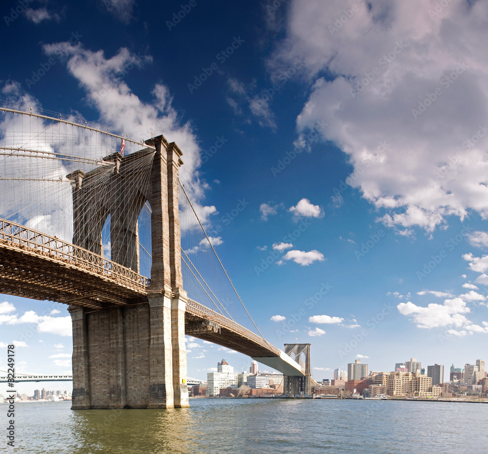 Obraz premium Most Brookliński, Nowy Jork