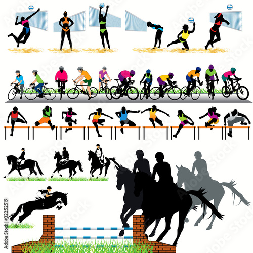 Sport silhouettes set.04