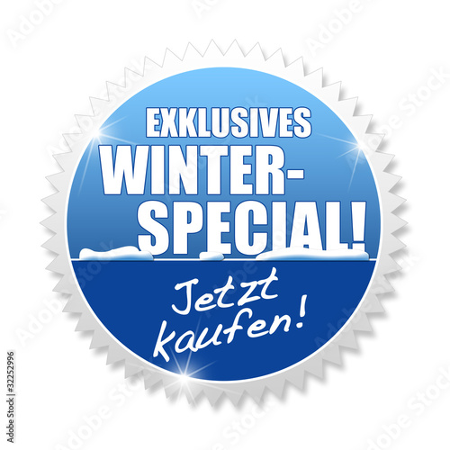 Exklusives Winterspecial! Button, Icon photo