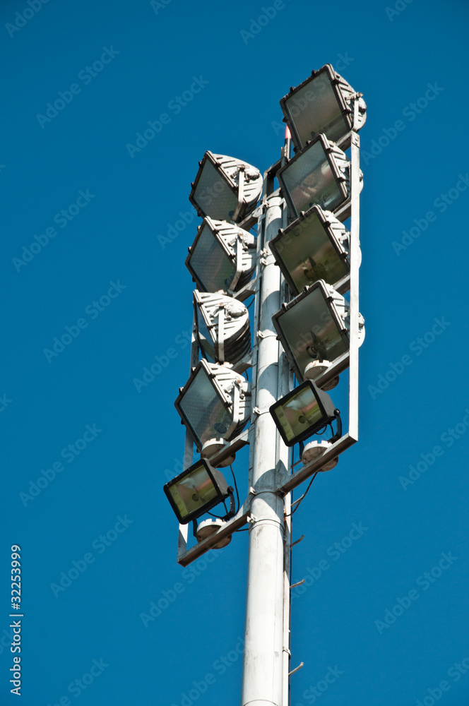 Obraz premium projecteurs stade
