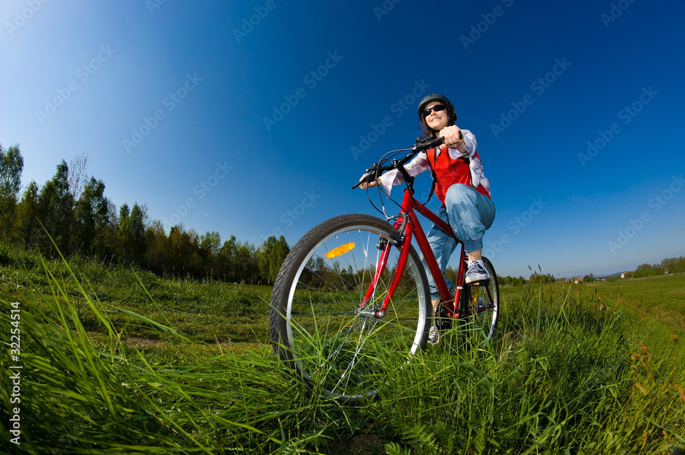 Obraz premium Cyclist