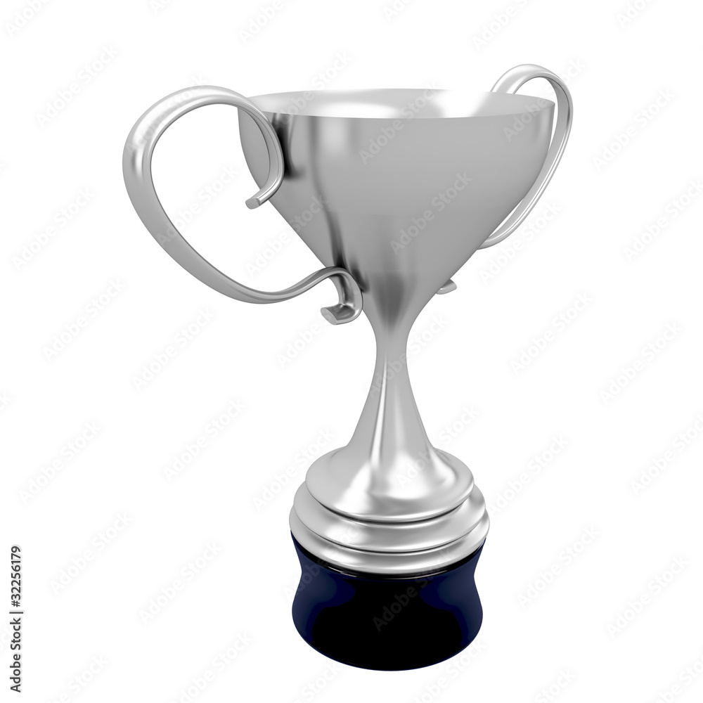 Silver trophy cup Silver trophy cup