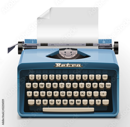 Vector typewriter XXL icon
