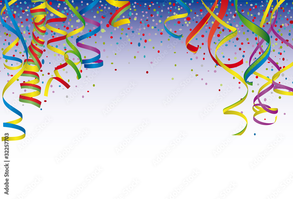 Fototapeta premium luftschlangen