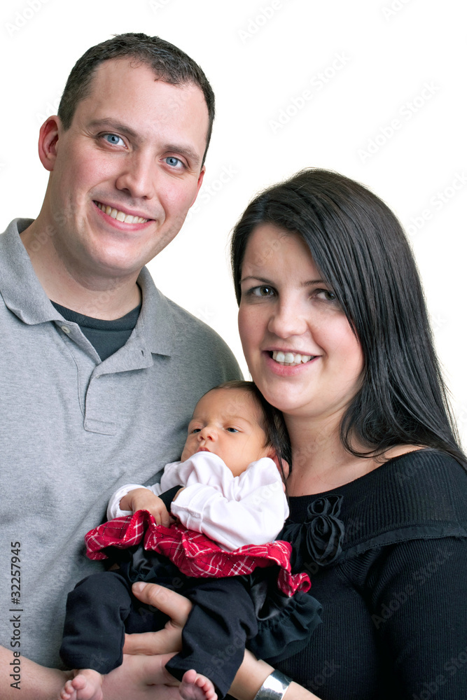 Mother and Father With Their Baby Mother and Father With Their Baby