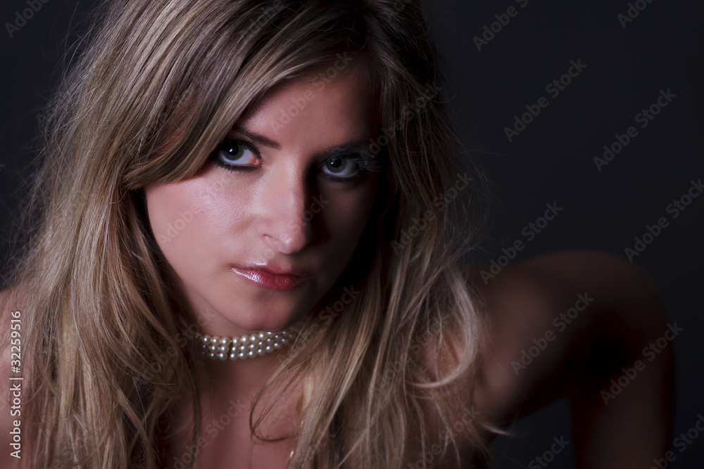 Portrait of a beautyful blonde girl Portrait of a beautyful blonde girl
