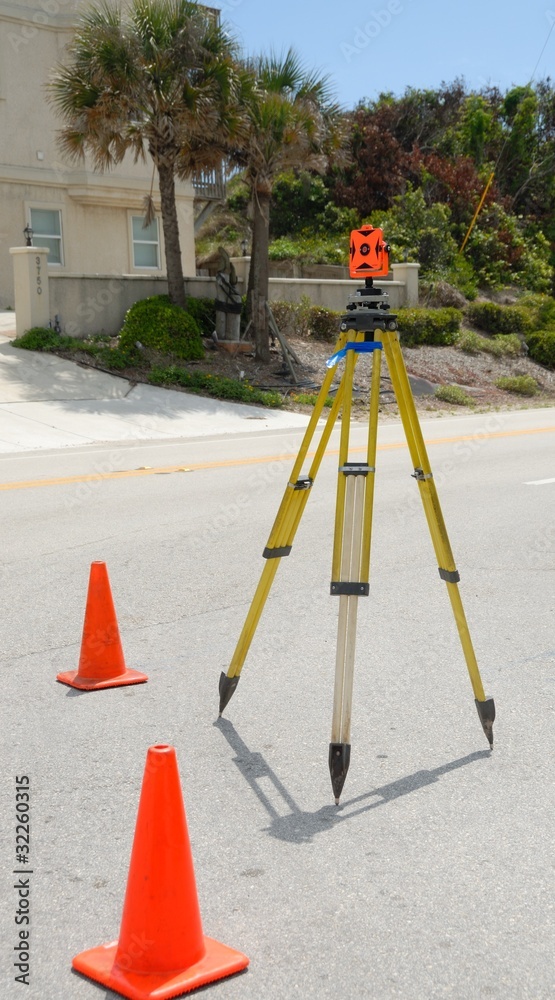 surveyor on the east coast of florida usa