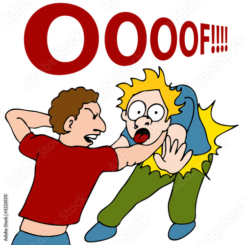 Punched in Stomach