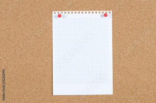 collection of note papers on corkboard