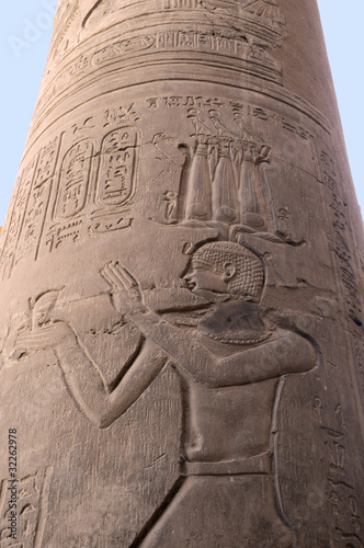 The Temple to Sobek, the crocodile god, Kom Ombo in Egypt
