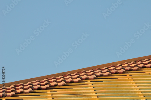 Dach im Bau - flach