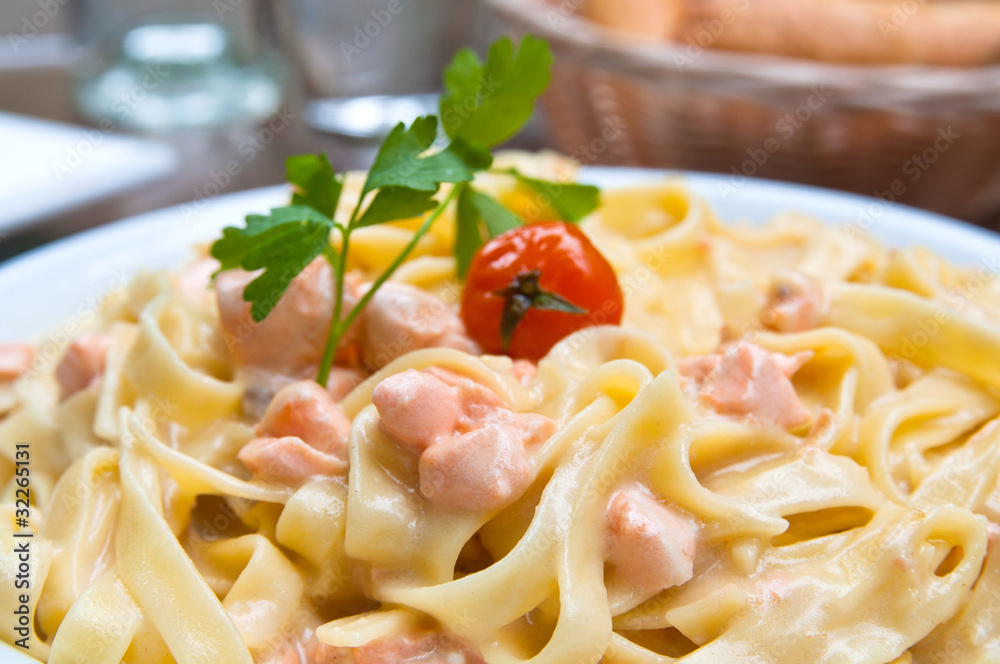 pasta and smoked salmon pasta and smoked salmon