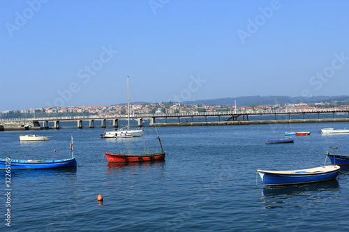 Santurce s Harbor  in Spain