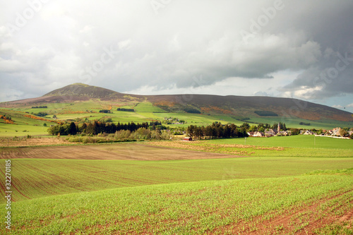 Spring landscape in Scotland