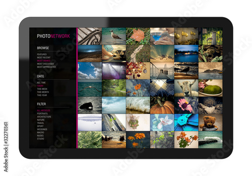 Social Network on Tablet PC