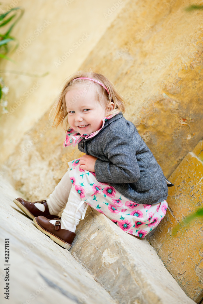 Little girl portrait outdoors Little girl portrait outdoors