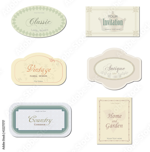 Antique Labels