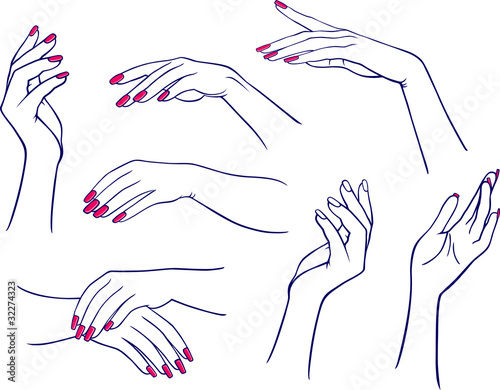 Womans hands