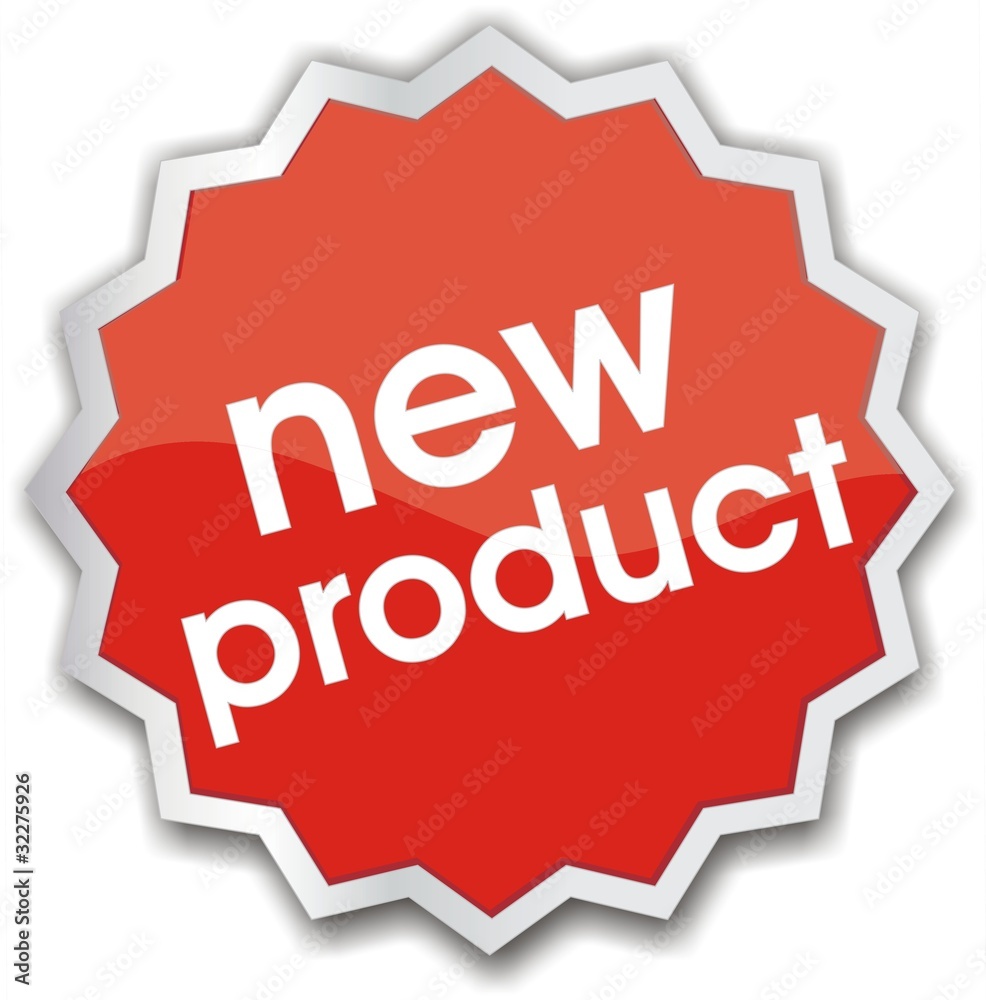 étiquette new product