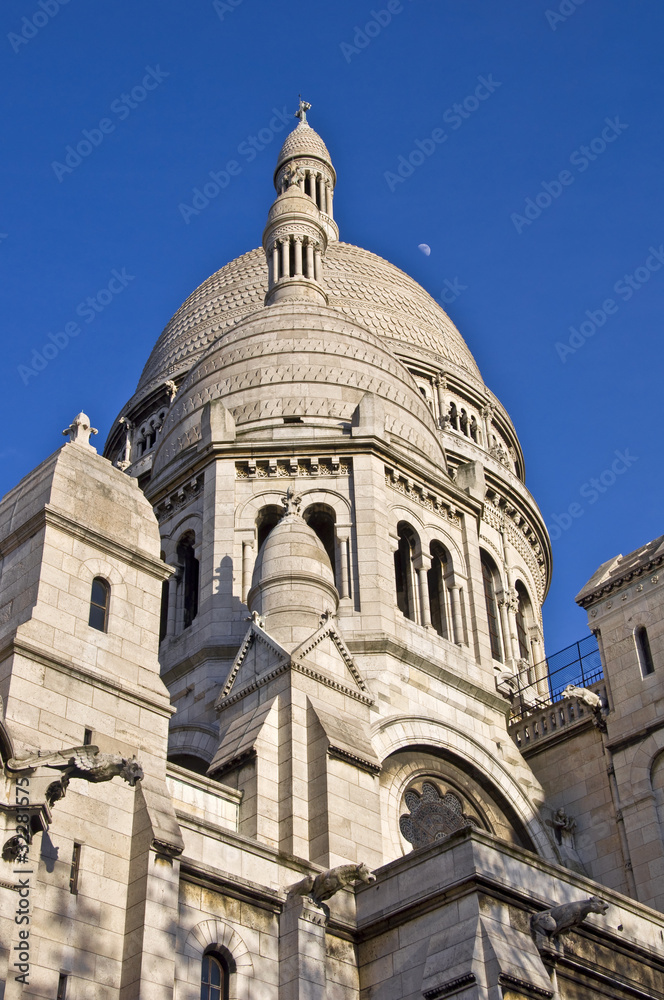 Church of the Sacre Coeur. A symbol of Paris.