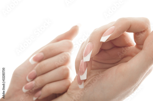 Obraz na plátně Portrait of a pair of hands.