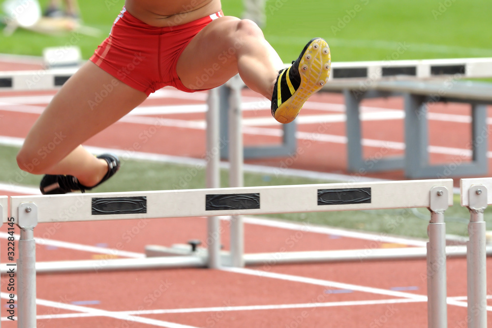 Hürdenlauf StockFoto Adobe Stock
