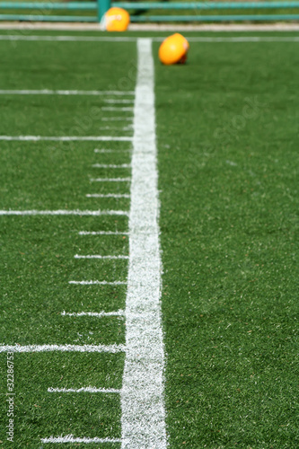 American football field