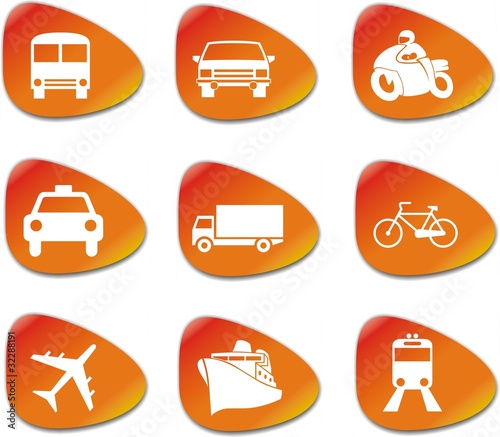 boutons transport