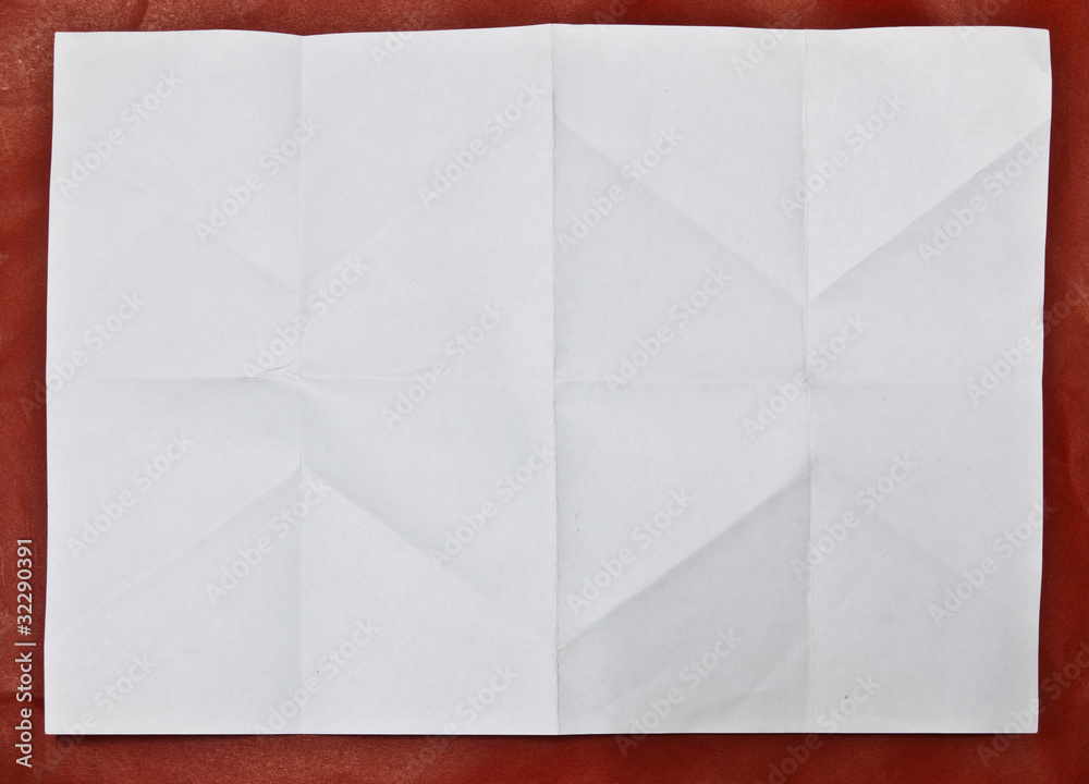 Fototapeta premium Paper fold