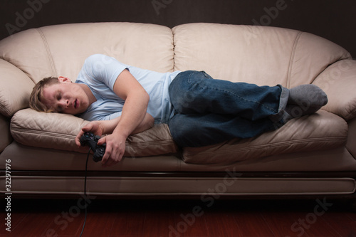 sleepy gamer