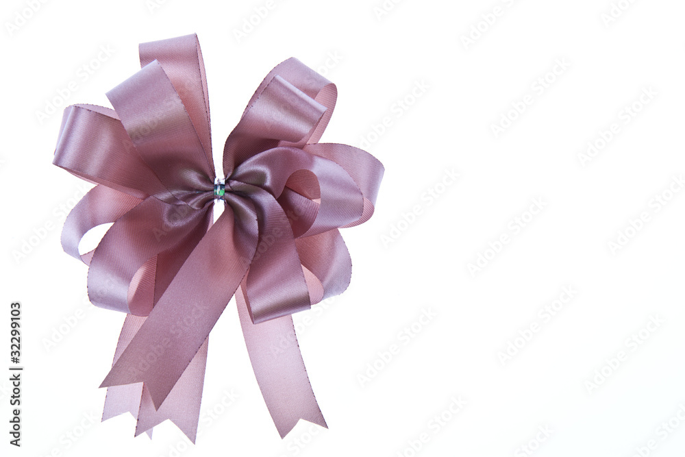 Close up ribbon isolated on white background Close up ribbon isolated on white background