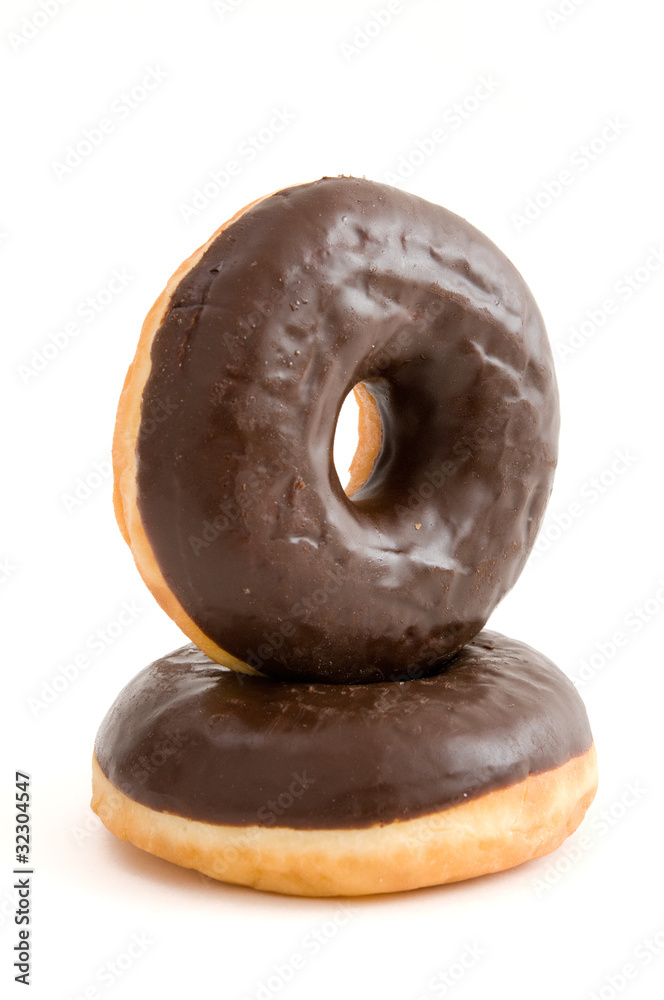 Donuts mit Schokoglasur Donuts mit Schokoglasur
