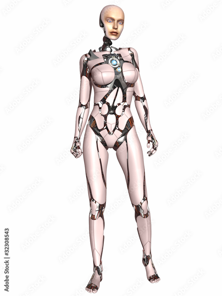 Weiblicher Cyborg