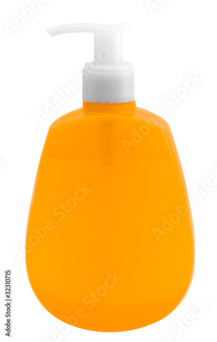 Wallpaper Mural Dispenser bottle of liquid soap. Torontodigital.ca