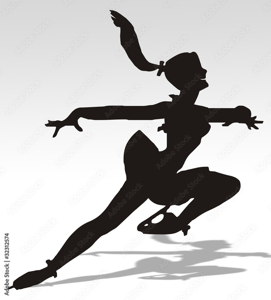 Patinadora sobre hielo Patinadora sobre hielo