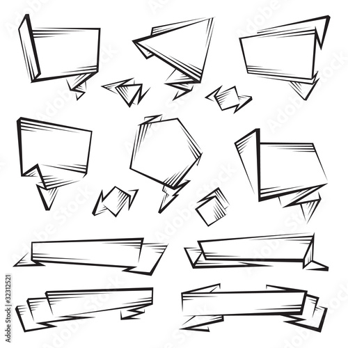 speech bubbles collection
