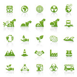 Green Website Icons - Environment, Nature & Energy