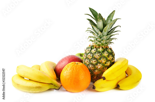 fresh tropical fruits