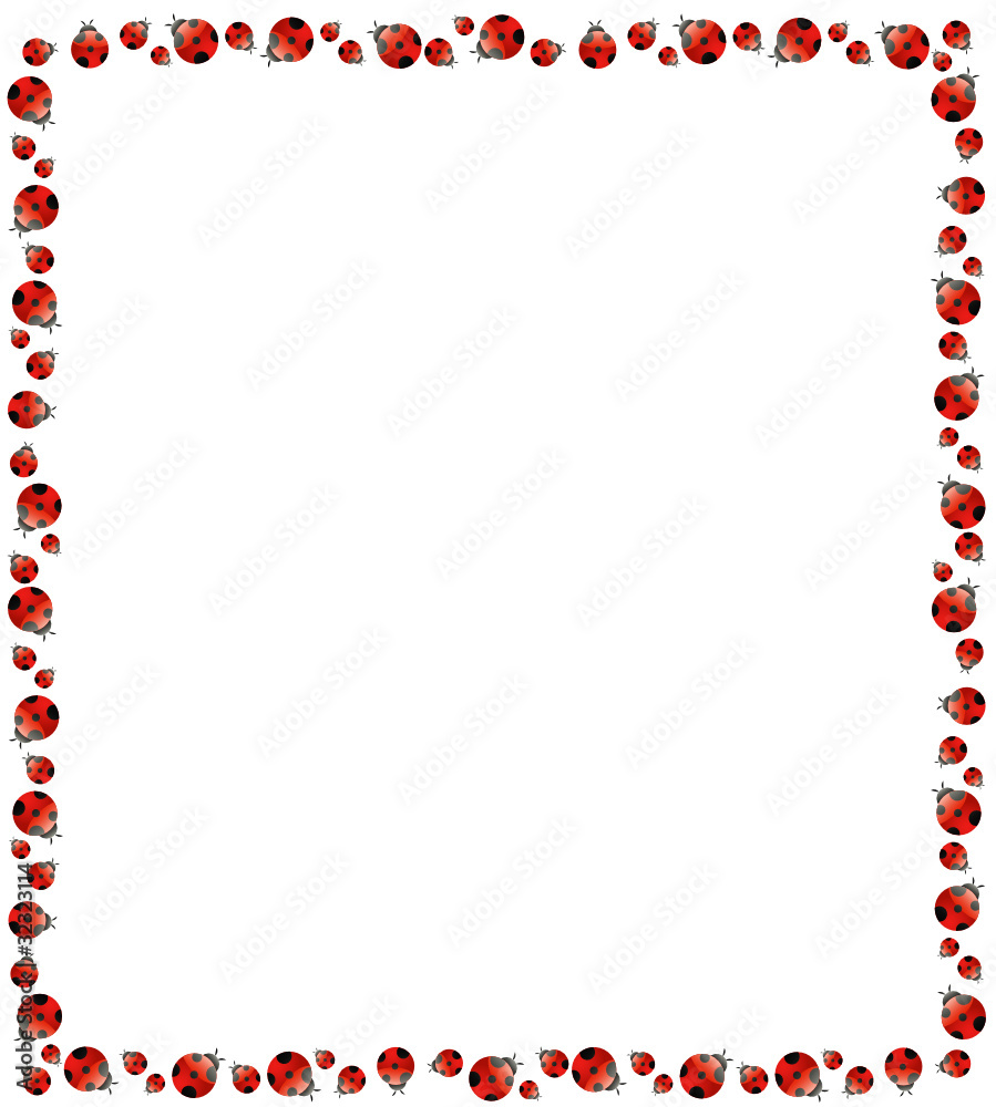 Fototapeta premium background with small ladybug.