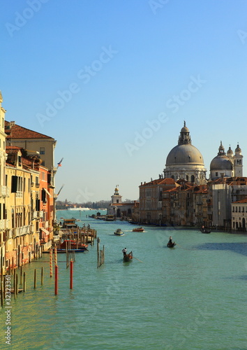 Fototapeta Naklejka Na Ścianę i Meble -  View from Accademia bridge (Venice, Italy)